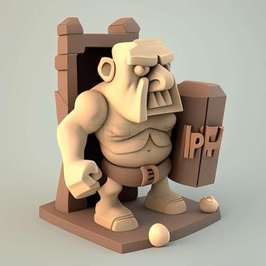 3D model Pit People game (STL)